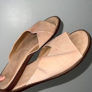 lightly worn statement sandals